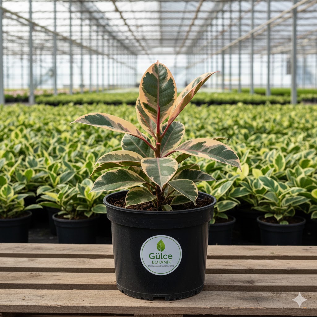 Alacalı Kauçuk-Ficus Elastica Tineke
