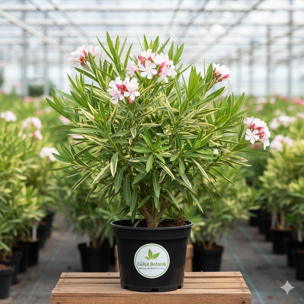 Alacalı Zakkum Nerium Oleander Variegatum