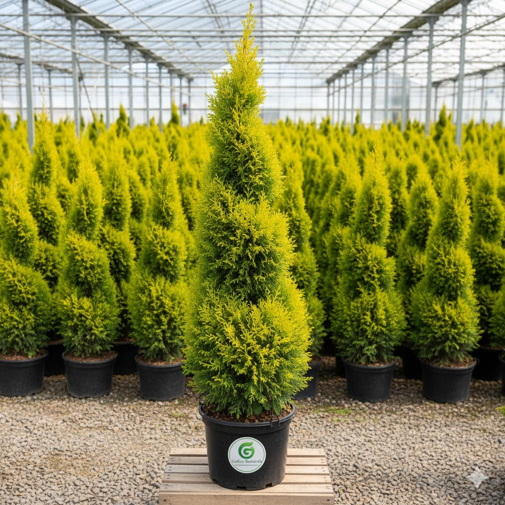 Spiral Limon Çamı Cupressus macrocarpa Goldcrest Spiral- 180-200 cm