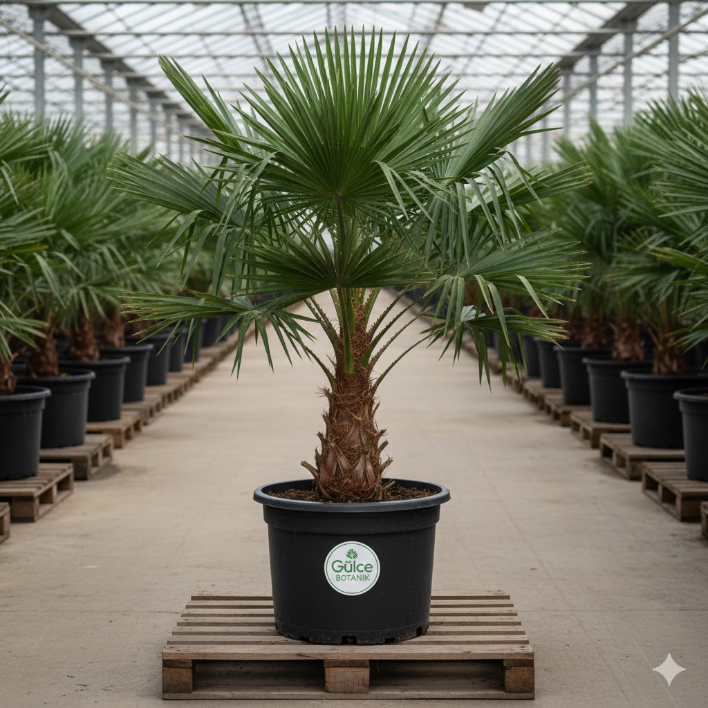 Tüylü Palmiye Chamaerops excelsa
